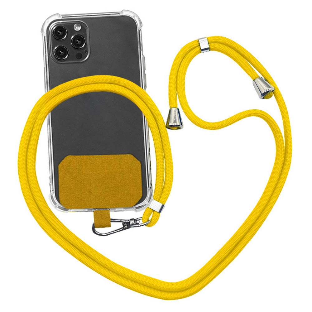 Universal Cell Phone Lanyard,Crossbody Lanyard with Adjustable Nylon Neck Strap for Most Mobile Phone, Black V1189-LWWAL-20260325-00355