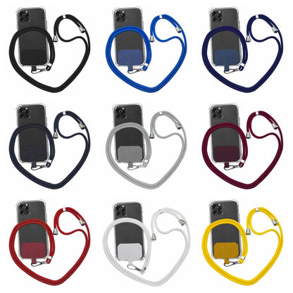 Universal Cell Phone Lanyard,Crossbody Lanyard with Adjustable Nylon Neck Strap for Most Mobile Phone, Black V1189-LWWAL-20260325-00355