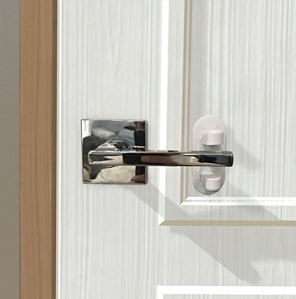 Door Lever Lock (2 Pack) Child Proof Doors & Handles 3M Adhesive - Child Safety V1189-LWWAL-20260325-00406