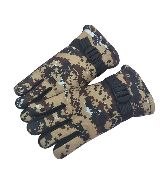 TAIAOJING Kids Winter Snow Ski Gloves Kids Winter Warm Windproof Cold Weather Outdoor Sports Gloves For Boys V1189-LWWAL-20260325-00423