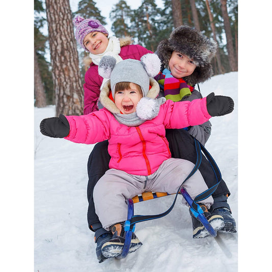 TAIAOJING Kids Winter Snow Ski Gloves Kids Winter Warm Windproof Cold Weather Outdoor Sports Gloves For Boys V1189-LWWAL-20260325-00426