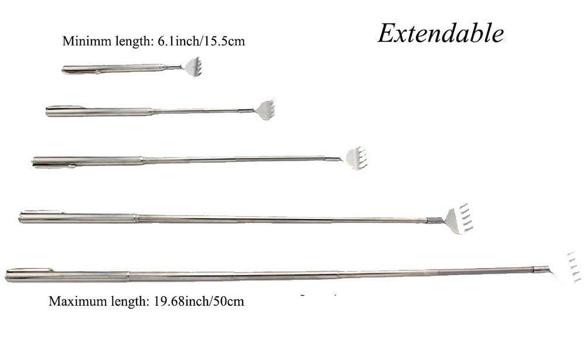 Professional Telescopic Back Scratcher Stainless Steel Massager Extendable Pen Shape Body Massager V1189-LWWAL-20260325-00443