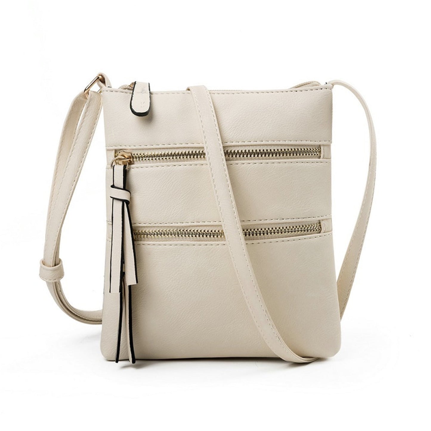 Small Crossbody Purses for Women Multi Pocket Travel Bag Over The Shoulder with Extra Long Strap - Beige V1189-LWWAL-20260325-00444