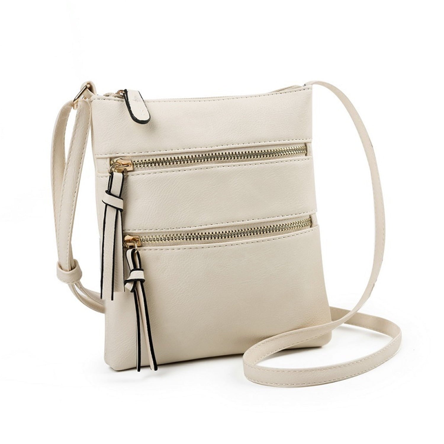 Small Crossbody Purses for Women Multi Pocket Travel Bag Over The Shoulder with Extra Long Strap - Beige V1189-LWWAL-20260325-00444