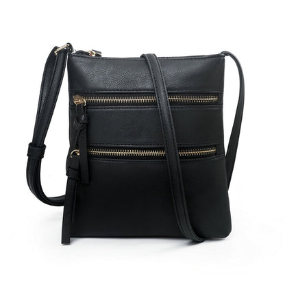 Small Crossbody Purses for Women Multi Pocket Travel Bag Over The Shoulder with Extra Long Strap - Beige Black V1189-LWWAL-20260325-00445