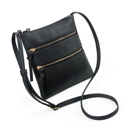 Small Crossbody Purses for Women Multi Pocket Travel Bag Over The Shoulder with Extra Long Strap - Beige Black V1189-LWWAL-20260325-00445