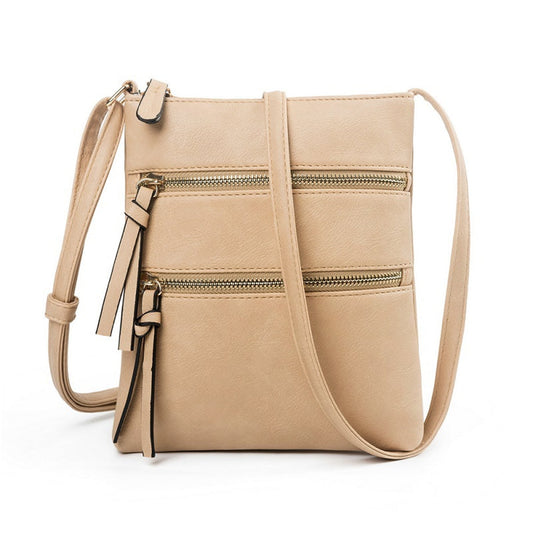 Small Crossbody Purses for Women Multi Pocket Travel Bag Over The Shoulder with Extra Long Strap - Beige V1189-LWWAL-20260325-00448