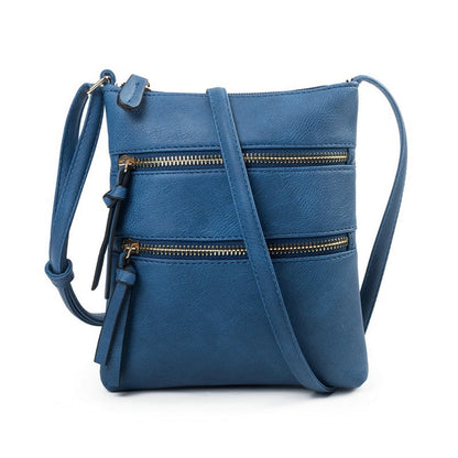 Small Crossbody Purses for Women Multi Pocket Travel Bag Over The Shoulder with Extra Long Strap - Beige Navy V1189-LWWAL-20260325-00449