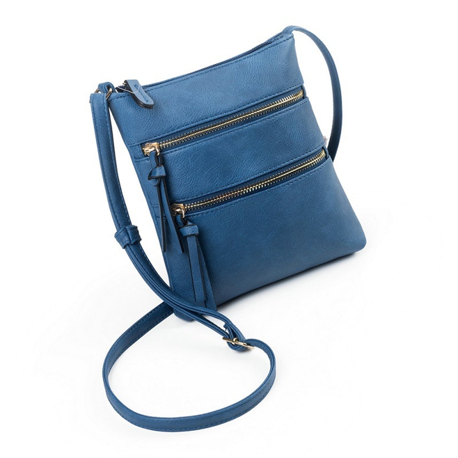 Small Crossbody Purses for Women Multi Pocket Travel Bag Over The Shoulder with Extra Long Strap - Beige Navy V1189-LWWAL-20260325-00449