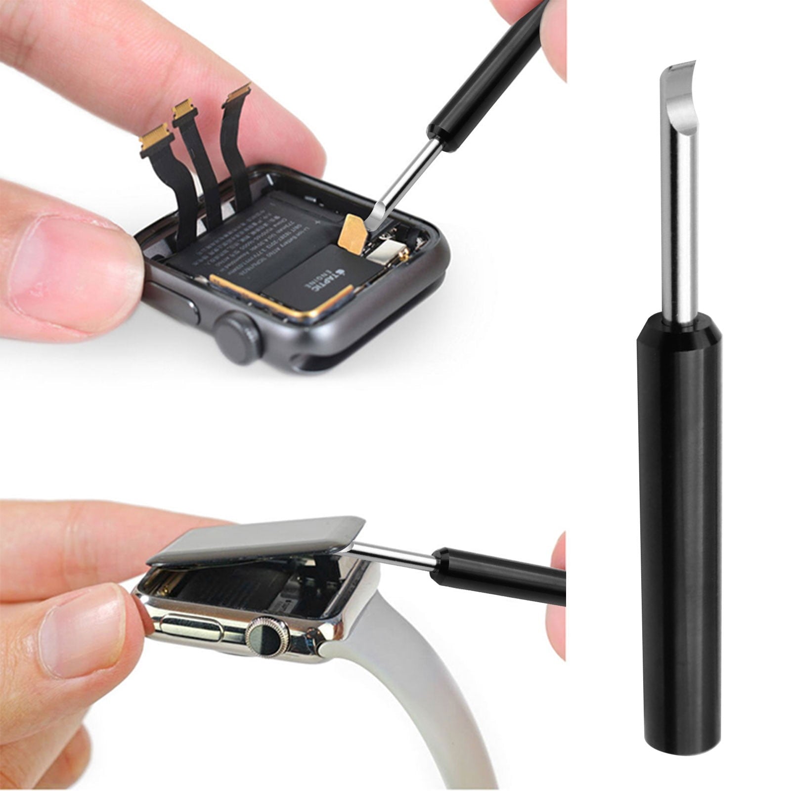 Pry Remover Battery Watches Cover Tools Stick Case Opener Watch Back Tools & Home Improvement Silver V1189-LWWAL-20260325-00459