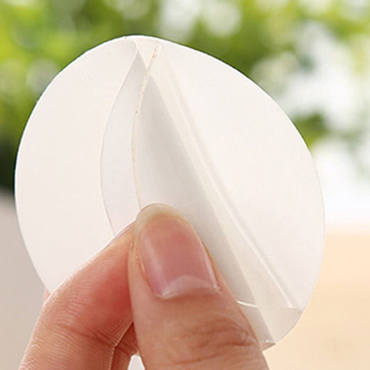 10Pcs Double-Sided Adhesive Stickers, Round Clear, Waterproof Silicone Fixing Adhesives, Suction Cup Auxiliary V1189-LWWAL-20260325-00482