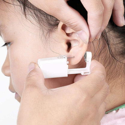 2 Pack Self Ear Piercing Gun Kit, Disposable Piercing Kit, No Pain, Easy to Use Ear Piercing Tool with Stud V1189-LWWAL-20260325-00483