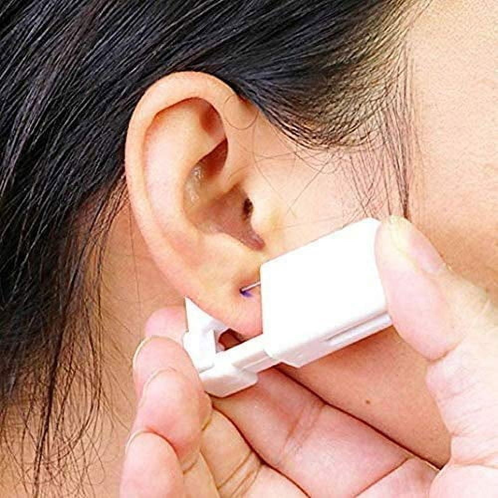 2 Pack Self Ear Piercing Gun Kit, Disposable Piercing Kit, No Pain, Easy to Use Ear Piercing Tool with Stud V1189-LWWAL-20260325-00483