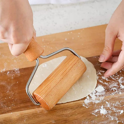 Dockapa Wooden Rolling Pin Small 9.5cm Non-stick Dough Roller V1189-LWWAL-20260325-00495