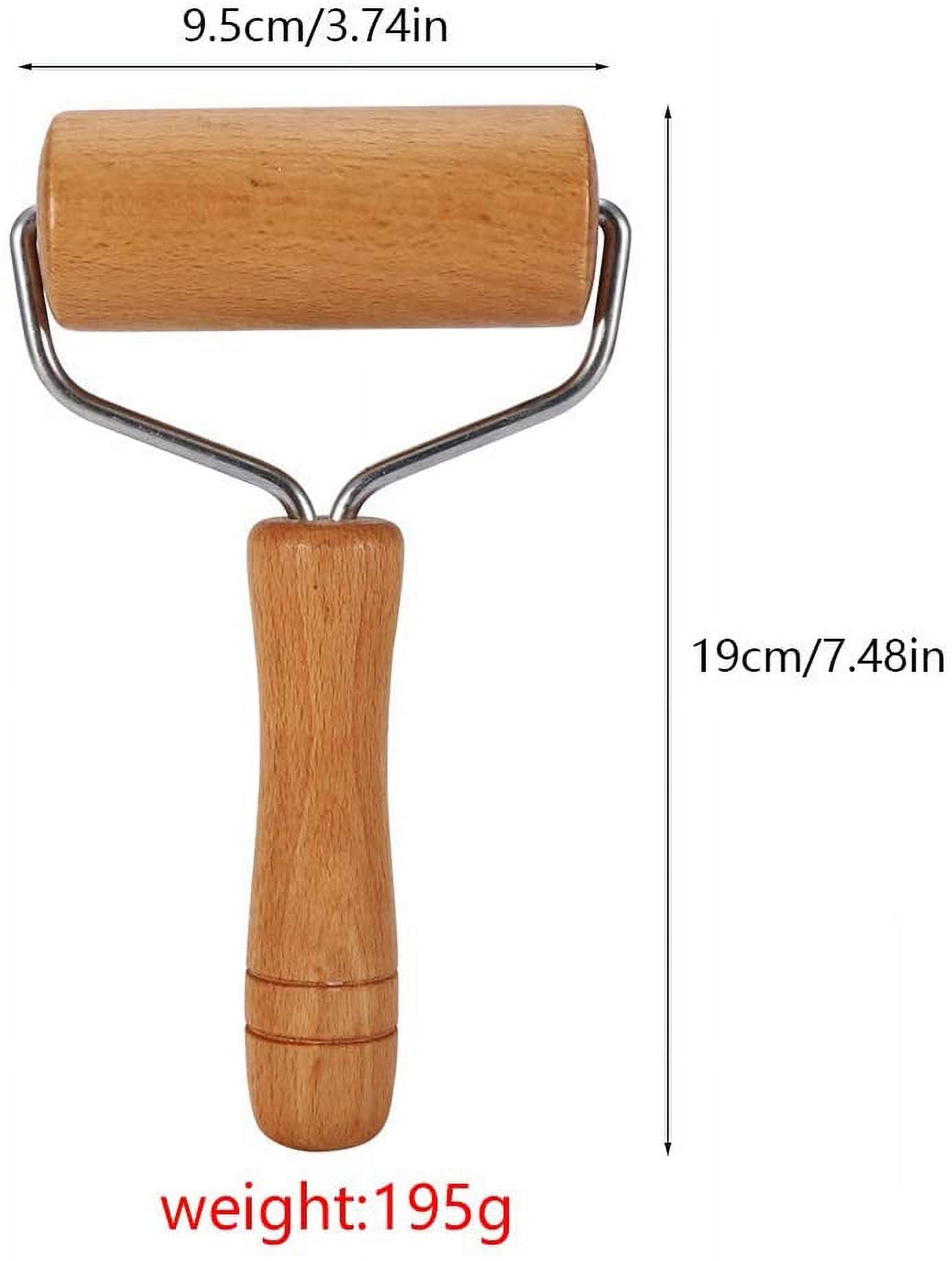 Dockapa Wooden Rolling Pin Small 9.5cm Non-stick Dough Roller V1189-LWWAL-20260325-00495