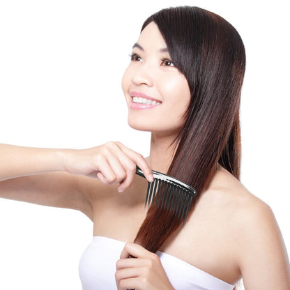 Large Wide Tooth Comb Handle Detangling Reduce Hair Loss Brush Tool (Black) Black V1189-LWWAL-20260325-00498