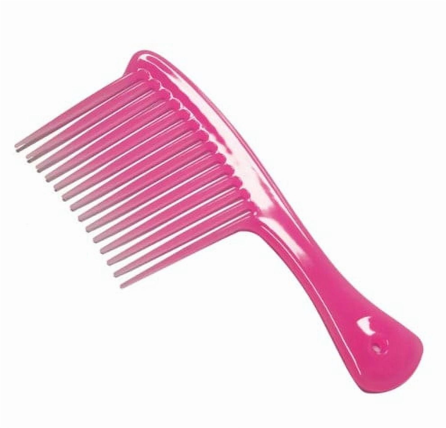 Large Wide Tooth Comb Handle Detangling Reduce Hair Loss Brush Tool (Black) Pink V1189-LWWAL-20260325-00500