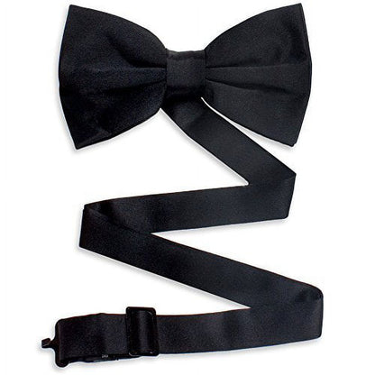 Brybelly Formal Black Casino & Poker Dealer Pre-tied Adjustable Bow Tie V1189-LWWAL-20260325-00515