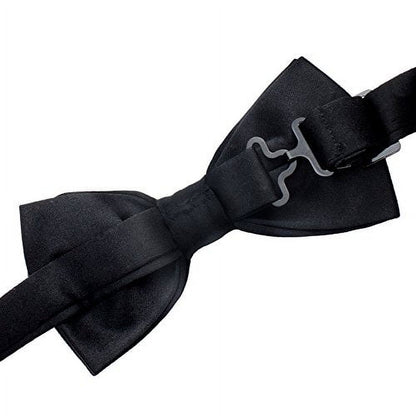 Brybelly Formal Black Casino & Poker Dealer Pre-tied Adjustable Bow Tie V1189-LWWAL-20260325-00515