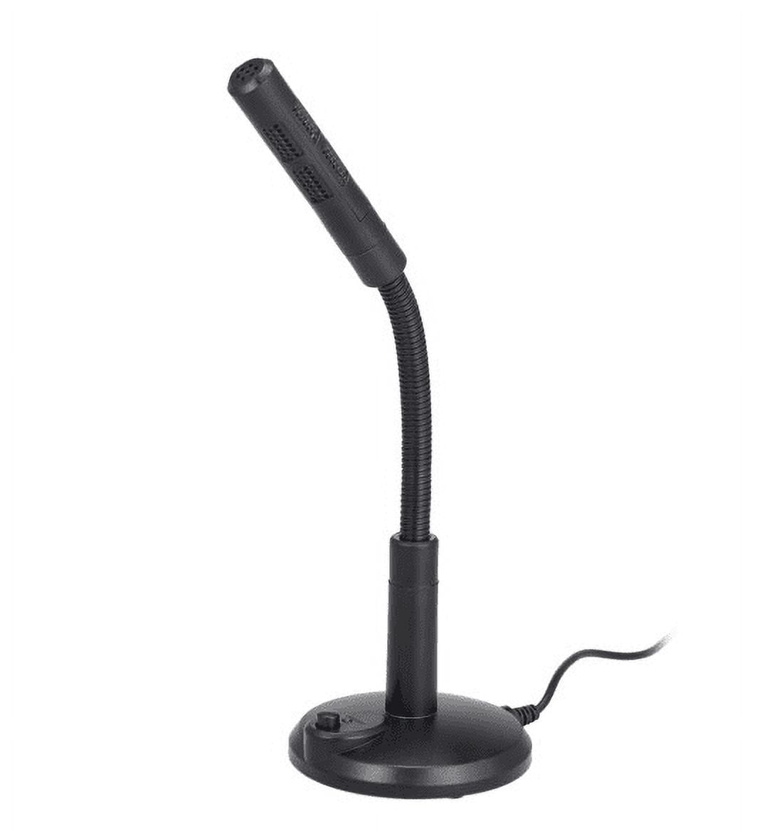 Anself USB Desktop Microphone Plug &Play PC Computer Mic for Computer Gaming Recording Chatting Singing V1189-LWWAL-20260325-00516