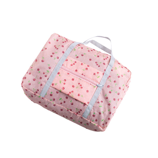 Foldable Travel Duffel Bag Tote Carry On Luggage Sport Duffle Week-ender Overnight For Women And Girls B-Pink V1189-LWWAL-20260325-00518