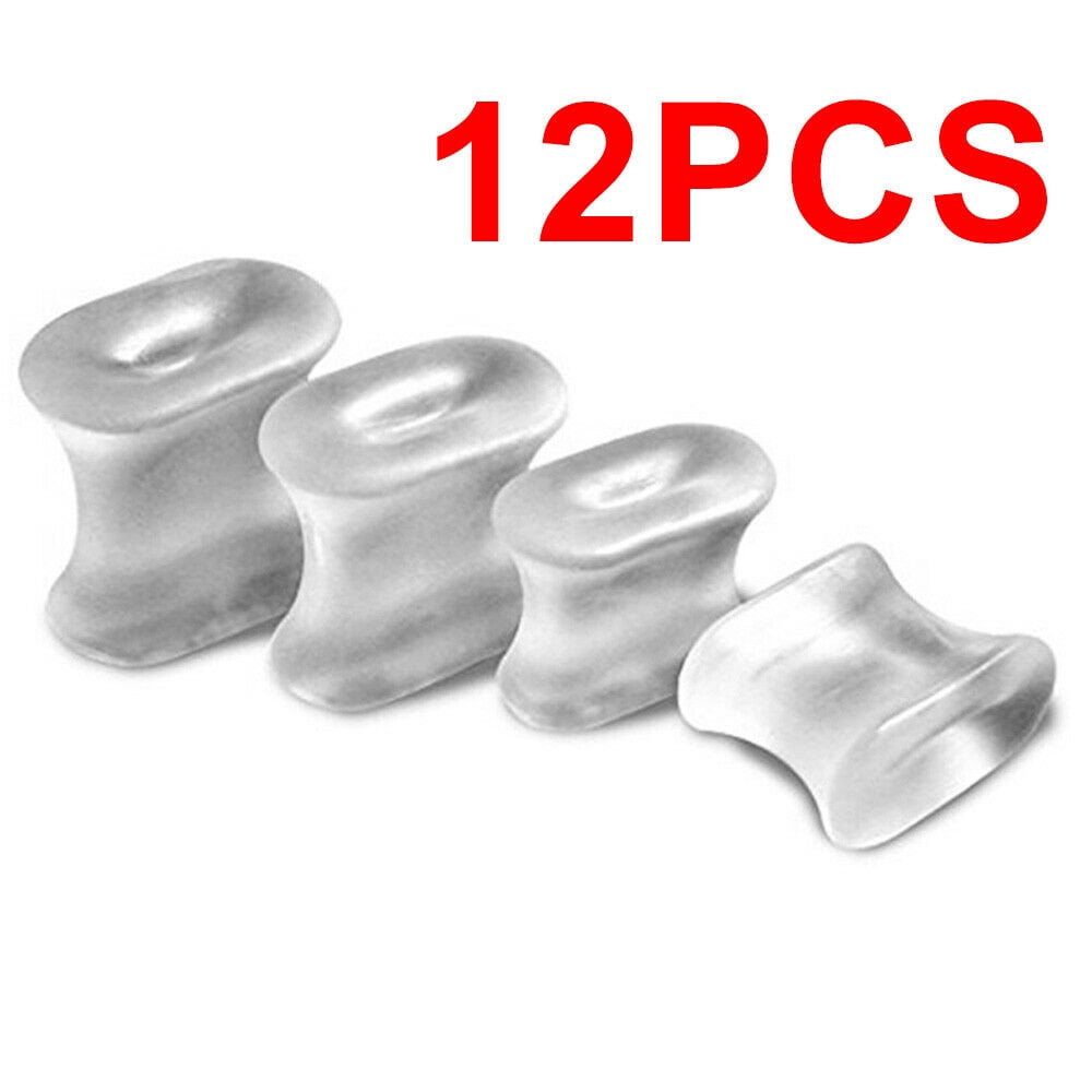 Onemayship Silicone Gel Toe Separator Orthotics Bunion Toes Spacer Pain Reliever 12Pcs V1189-LWWAL-20260325-00523