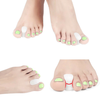 Onemayship Silicone Gel Toe Separator Orthotics Bunion Toes Spacer Pain Reliever 12Pcs V1189-LWWAL-20260325-00523