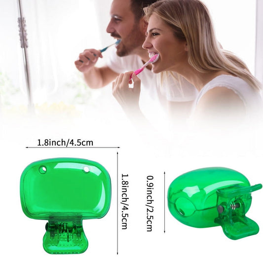 4 Pack Travel Toothbrush Head Covers Portable Toothbrush Protector Cap Brush Pod Case Protective Plastic Clip V1189-LWWAL-20260325-00529
