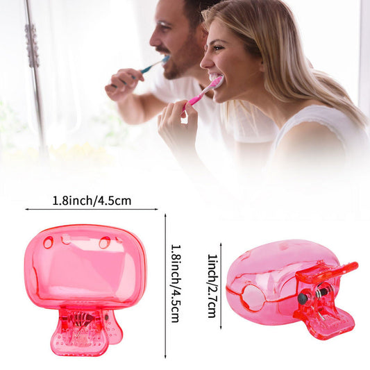 4 Pack Travel Toothbrush Head Covers Portable Toothbrush Protector Cap Brush Pod Case Protective Plastic Clip V1189-LWWAL-20260325-00546