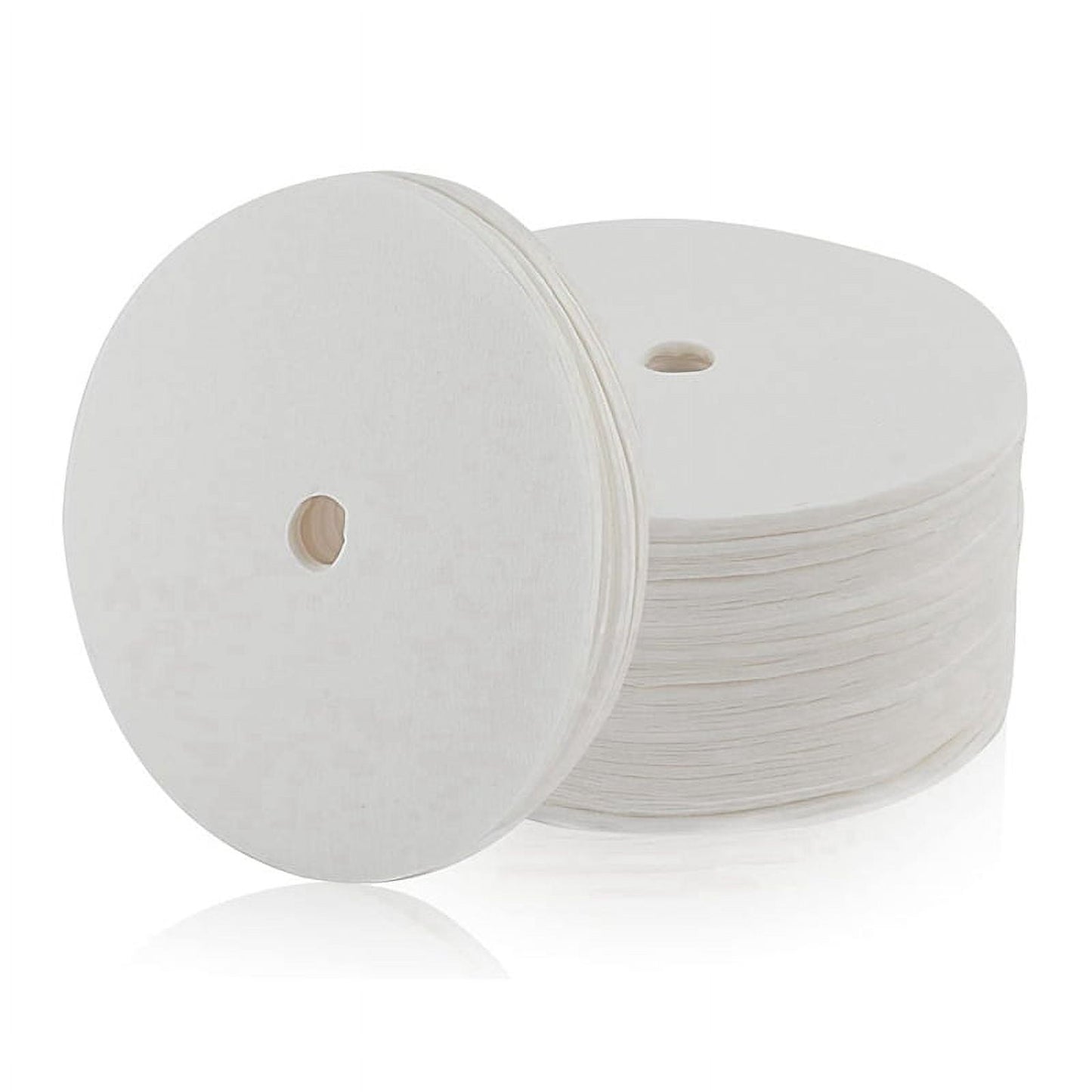 400Pcs Unbleached Percolator Coffee Filters, 3.75In Disposable Coffee Paper Filter, Disc Coffee Filters White V1189-LWWAL-20260325-00552