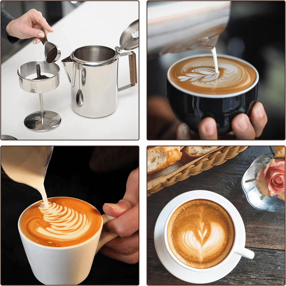 400Pcs Unbleached Percolator Coffee Filters, 3.75In Disposable Coffee Paper Filter, Disc Coffee Filters White V1189-LWWAL-20260325-00552