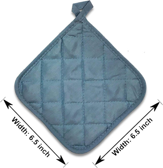 5Pcs Kitchen Pot Holders Set Heat Resistant Pure Cotton Potholders Kit Trivets Large Coasters Hot Pads Pot V1189-LWWAL-20260325-00558