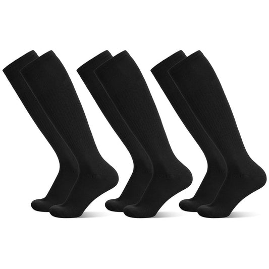 HEQUSIGNS 3 Pairs Kids Soccer Socks,Boys Girls Long Hockey Rugby Socks,Unisex Anti-slip Towel Bottom Football V1189-LWWAL-20260325-00566
