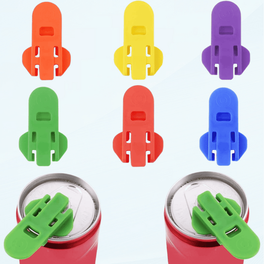 Manual Easy Can Opener [6 Pack], Colored Soda Can Opener Beverage Can Cover Protector, Can Top Ring Opener V1189-LWWAL-20260325-00571