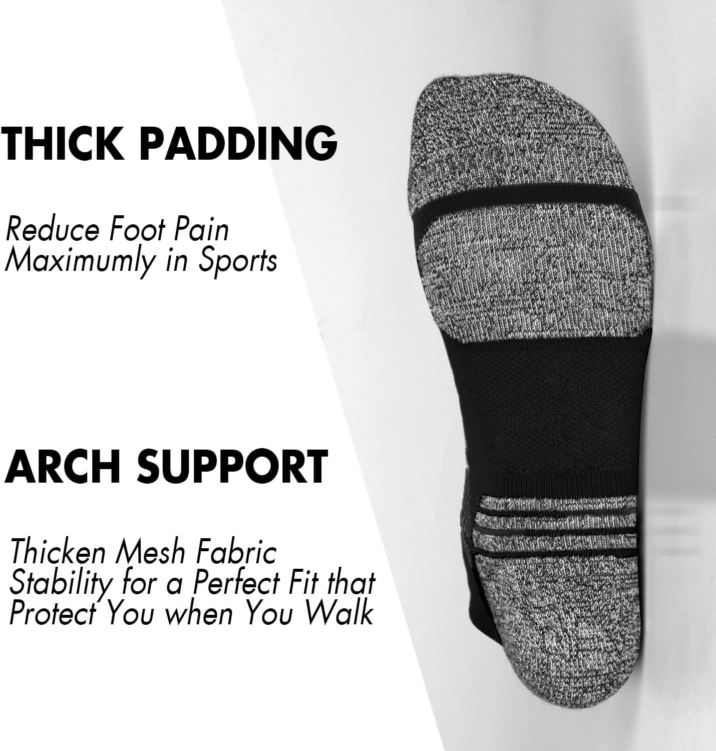 Tsoduce 5 Pairs Athletic Ankle Womens Socks Running Compression Socks for Women Cozy Low Cut Performance Soft V1189-LWWAL-20260325-00586