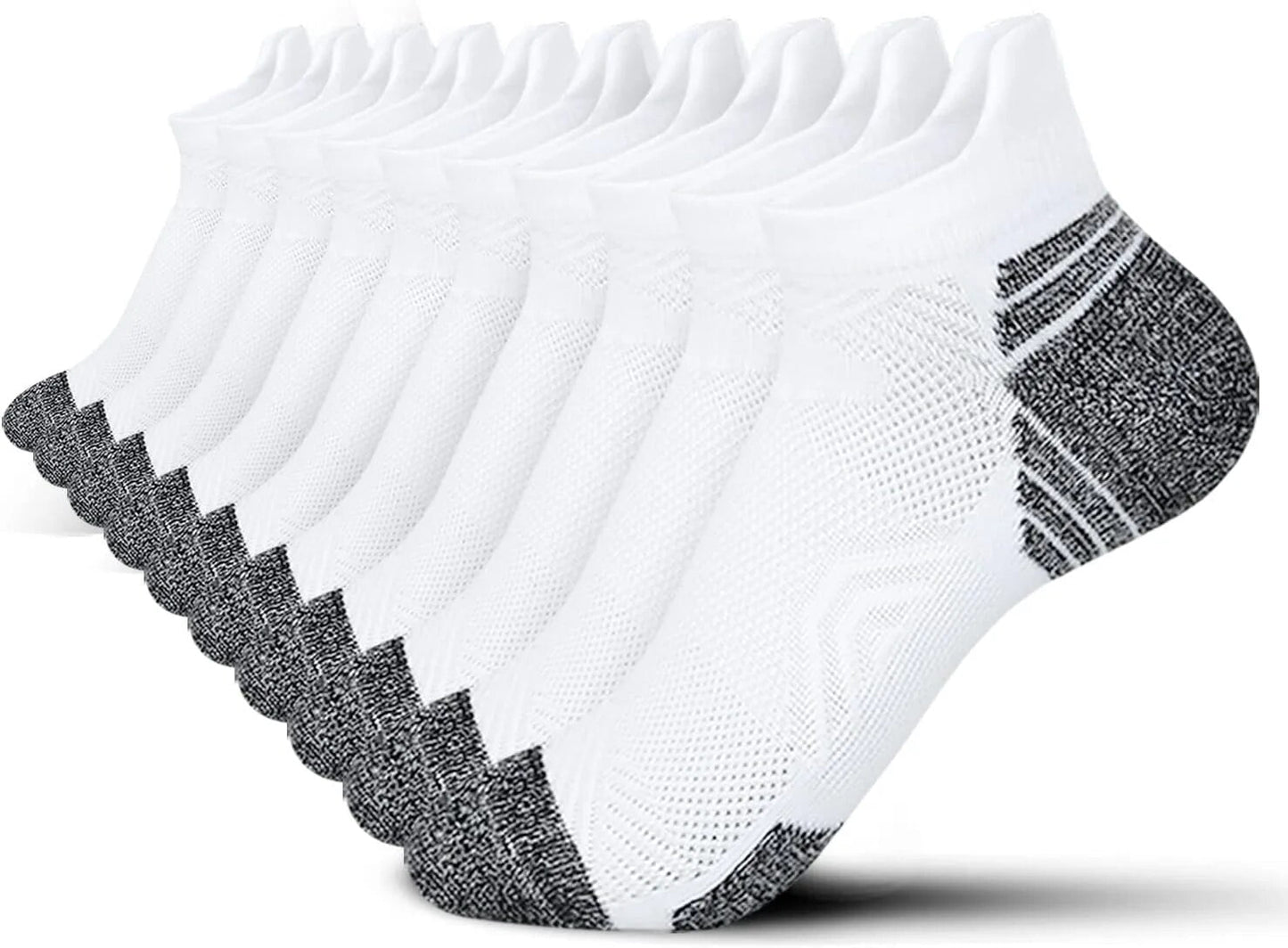 Tsoduce 5 Pairs Athletic Ankle Womens Socks Running Compression Socks for Women Cozy Low Cut Performance Soft V1189-LWWAL-20260325-00587