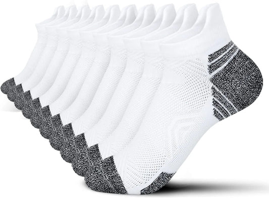 Tsoduce 5 Pairs Athletic Ankle Womens Socks Running Compression Socks for Women Cozy Low Cut Performance Soft V1189-LWWAL-20260325-00587