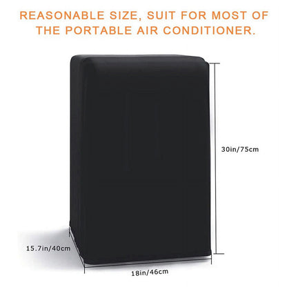 Portable Air Conditioner Cover Waterproof Matte Zipper Bag Black V1189-LWWAL-20260325-00588