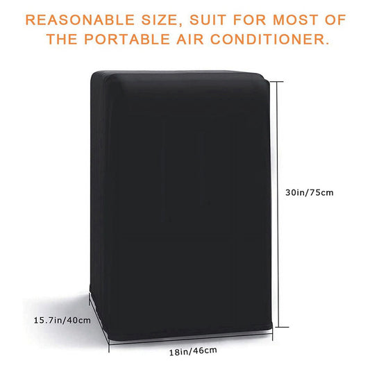 Portable Air Conditioner Cover Waterproof Matte Zipper Bag Black V1189-LWWAL-20260325-00588