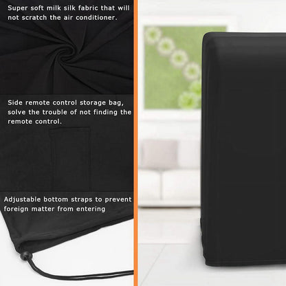 Portable Air Conditioner Cover Waterproof Matte Zipper Bag Black V1189-LWWAL-20260325-00588