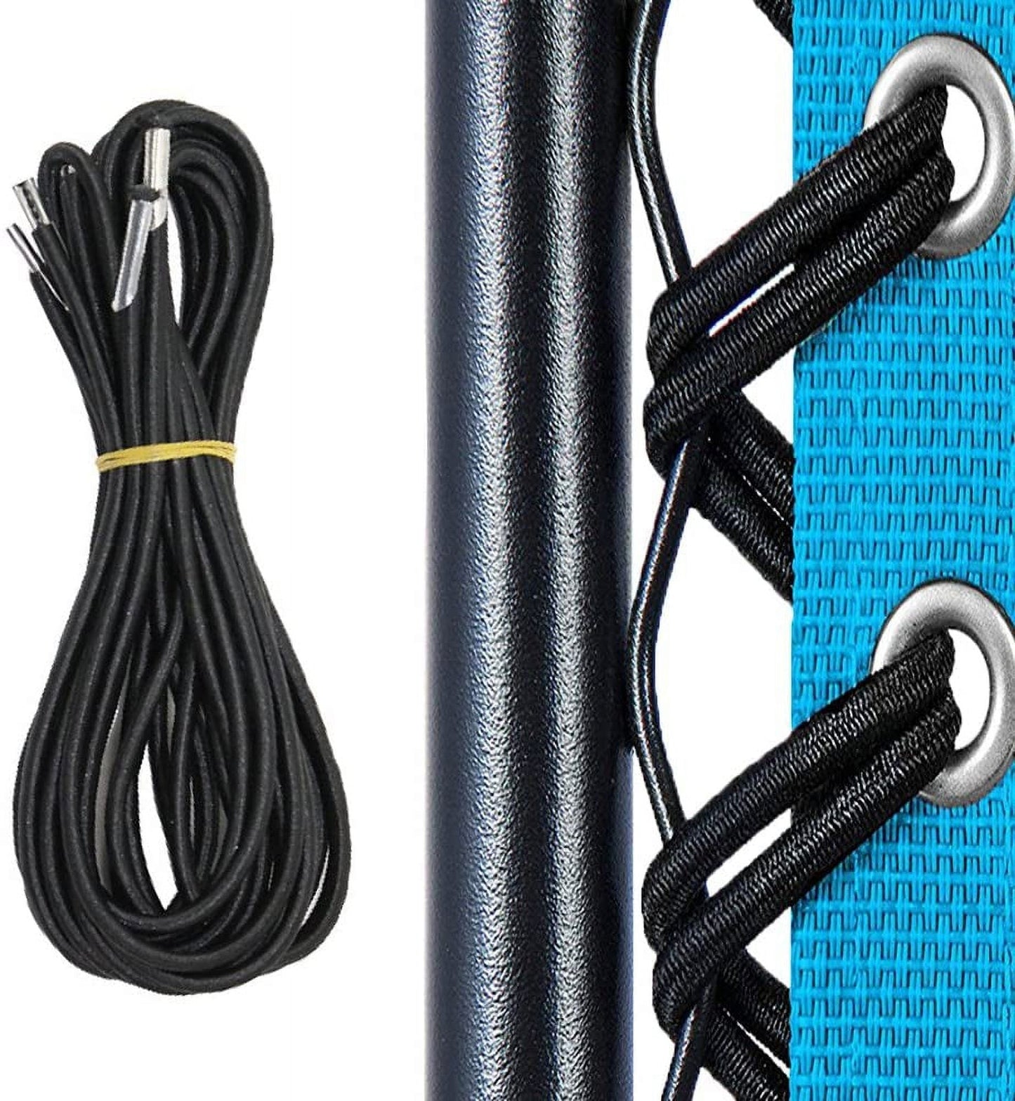 Replacement Cord for Zero Gravity Chair - 4 Pack Universal Elastic Cords Repair Tool Kit (Black) V1189-LWWAL-20260325-00589