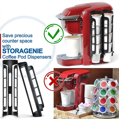 2pcs Coffee Pod Holder Side Mount for K Cup Pods Dispenser for Single- Coffee Makers Black V1189-LWWAL-20260325-00610
