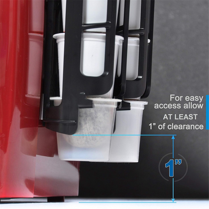 2pcs Coffee Pod Holder Side Mount for K Cup Pods Dispenser for Single- Coffee Makers Black V1189-LWWAL-20260325-00610