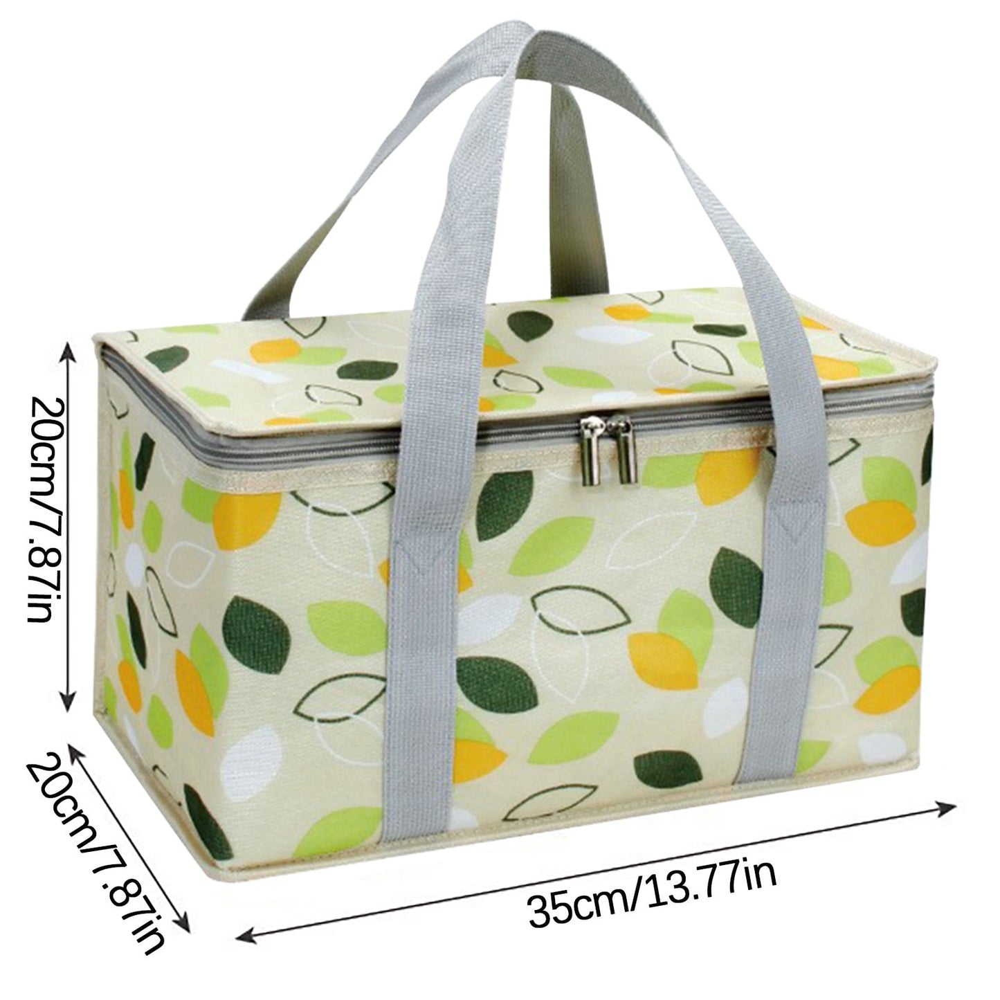 Potrochi Green Insulated Collapsible Cooler Bag for Groceries and Picnics Green V1189-LWWAL-20260325-00613