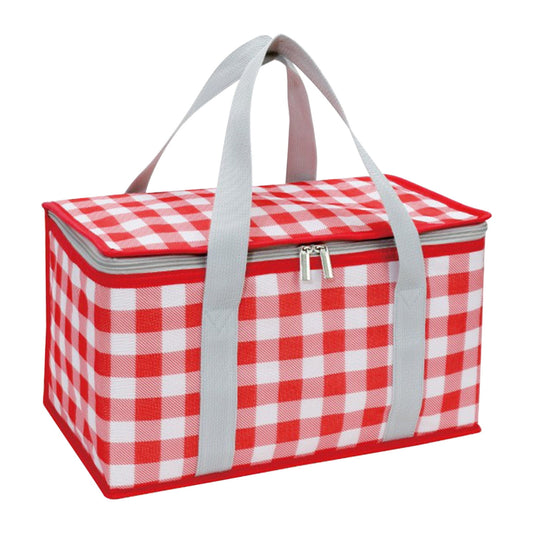 Potrochi Green Insulated Collapsible Cooler Bag for Groceries and Picnics Red V1189-LWWAL-20260325-00614