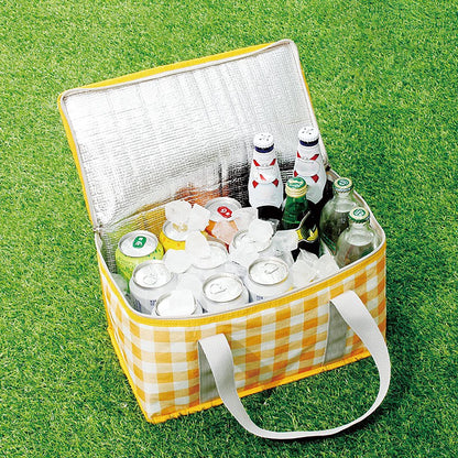 Potrochi Green Insulated Collapsible Cooler Bag for Groceries and Picnics yellow V1189-LWWAL-20260325-00615