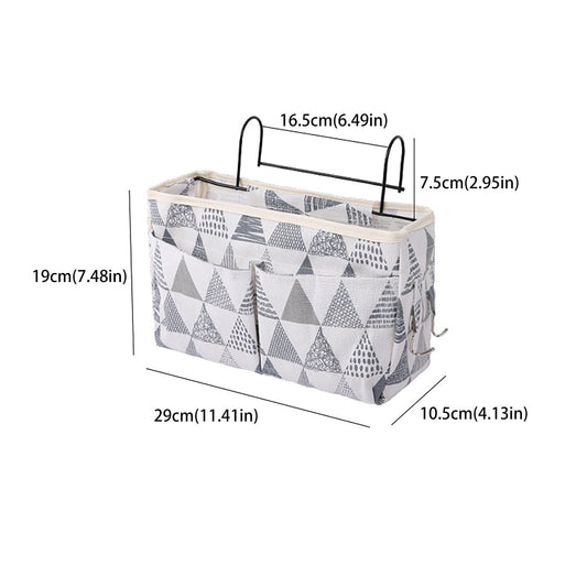 Jierger Bedside Caddy Hanging Bed Organizer Storage Bag Pocket for Bunk and Hospital Beds, College Dorm Rooms V1189-LWWAL-20260325-00617
