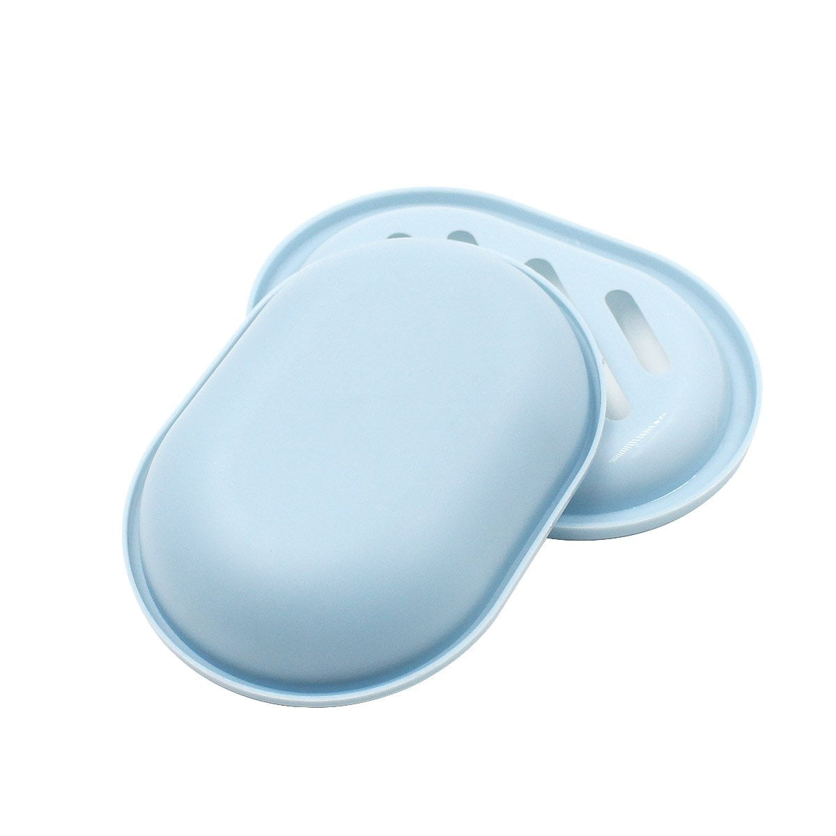 2-Pack Soap Dish with Drain, Soap Holder, Soap Saver, Easy Cleaning, Dry, Stop Mushy Soap (Gray) Blue V1189-LWWAL-20260325-00629