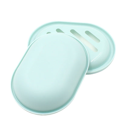 2-Pack Soap Dish with Drain, Soap Holder, Soap Saver, Easy Cleaning, Dry, Stop Mushy Soap (Gray) Green V1189-LWWAL-20260325-00631