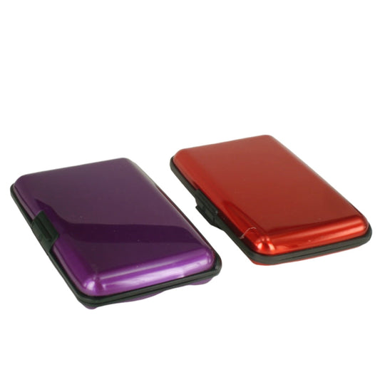 Walbest Waterproof 6 Slots RFID Blocking Credit Card Protector Aluminum ID Case Hard Shell Business Card V1189-LWWAL-20260325-00636